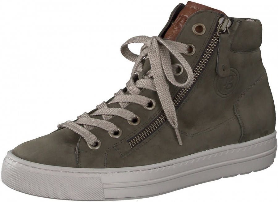 Paul Green Plateausneakers lace-up boots high top sneaker with practical outer zipper