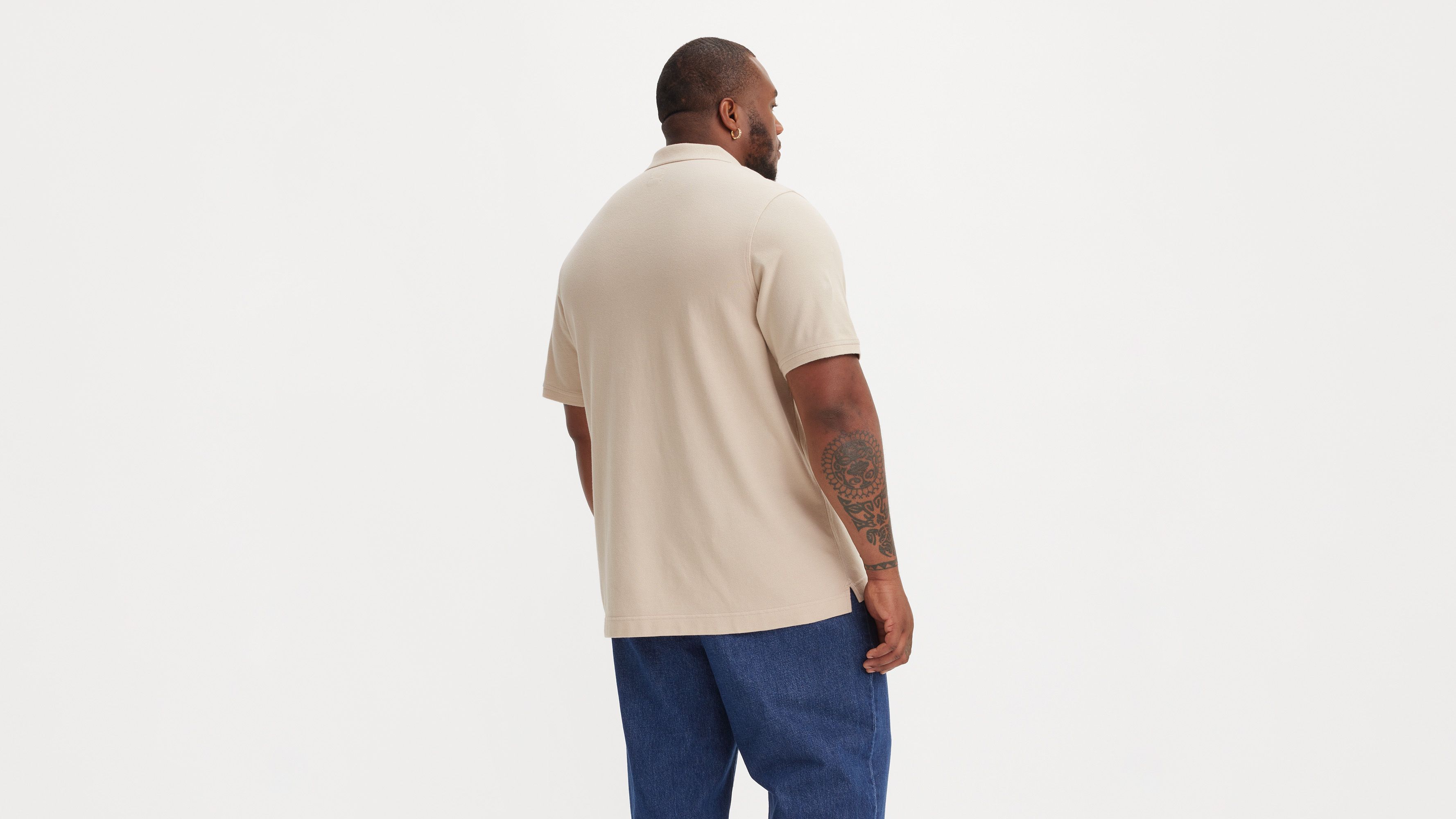 Polo Housemark (grandes tailles) - Sahara Khaki - Neutral