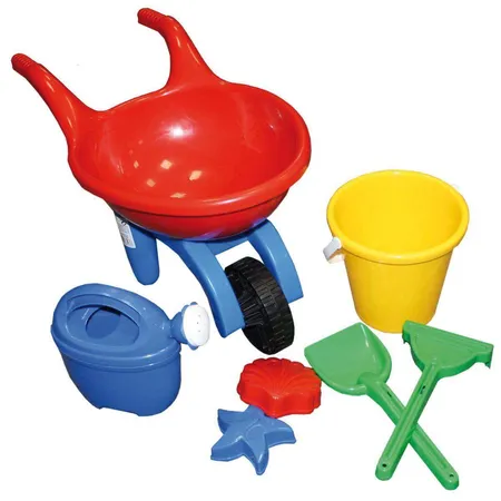 Simba Schubkarre 49cm, 7-teilig, sortiert