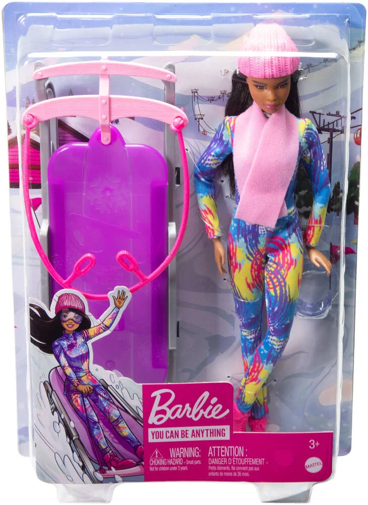 BARBIE POUPEE ET SA LUGE