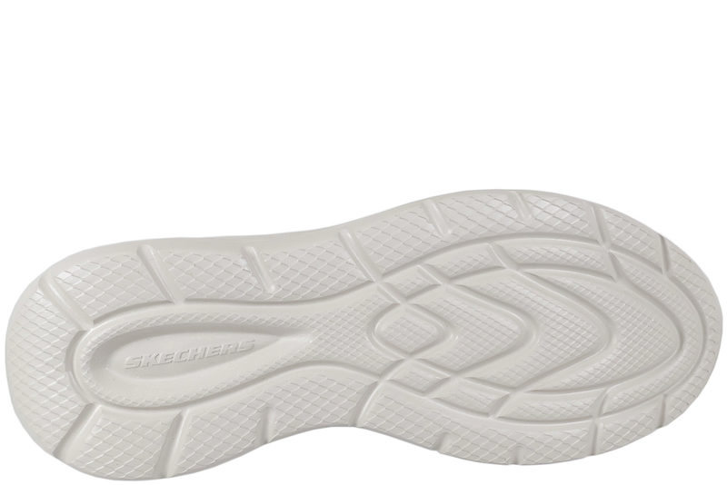 SKECHERS - GARNER ELLIS SNEAKERS I OLIVENGRØNT TEKSTIL SLIP-INS