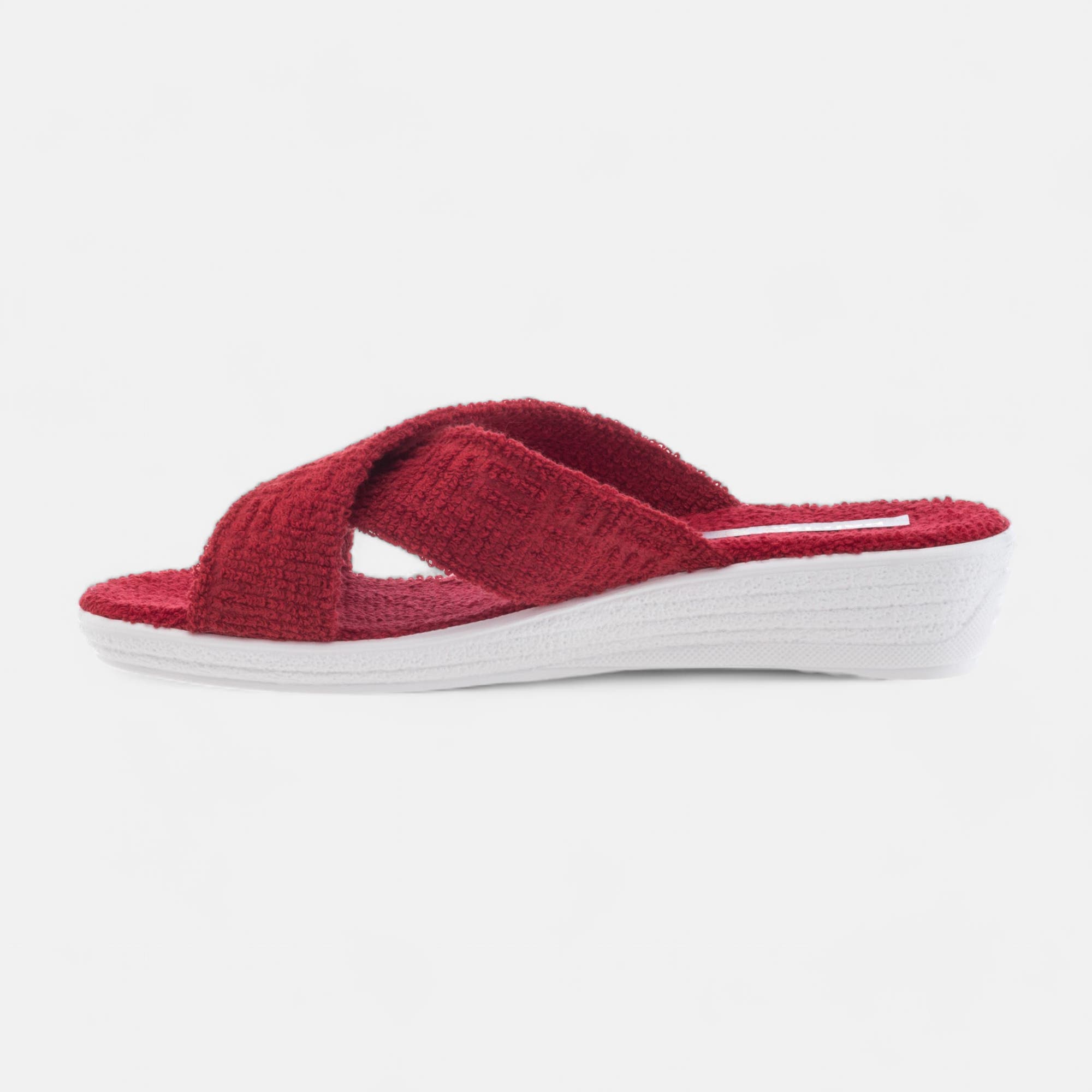 Pantoufles mules Femme rouge