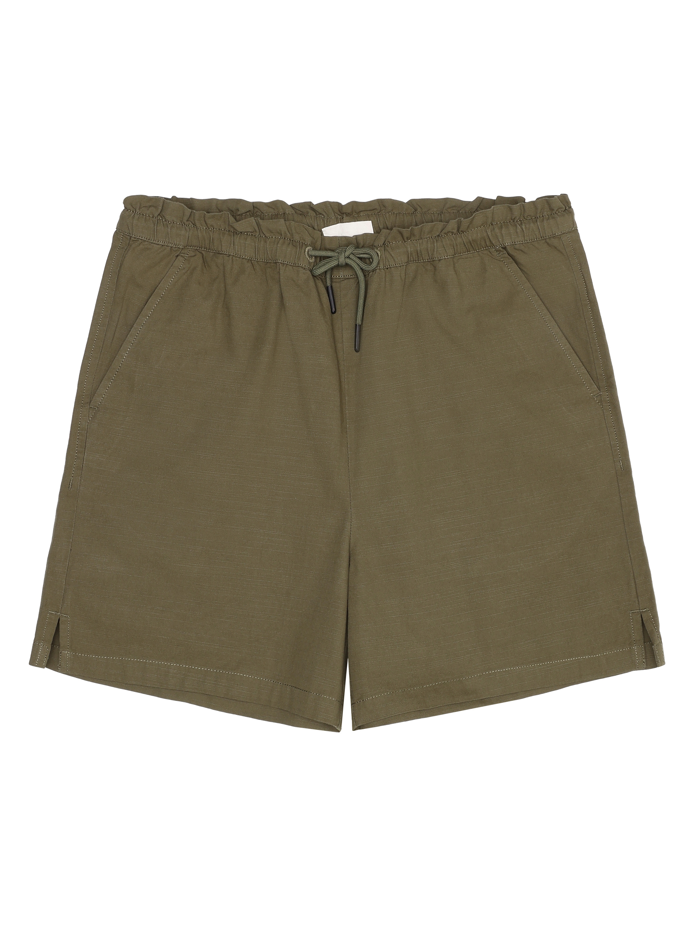 Boardwalk Slub Shorts With Elastic Waist W