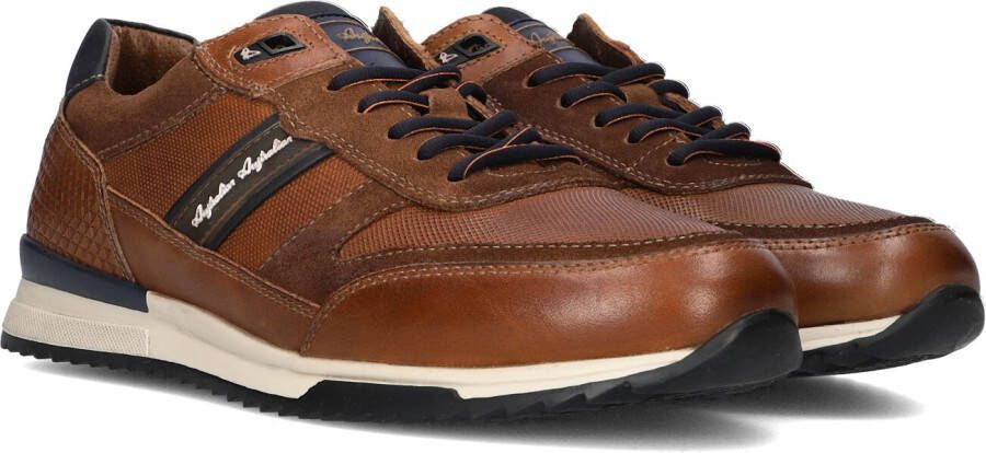 Australian Lage sneakers Filmon cognac blauw wit Brown Heren