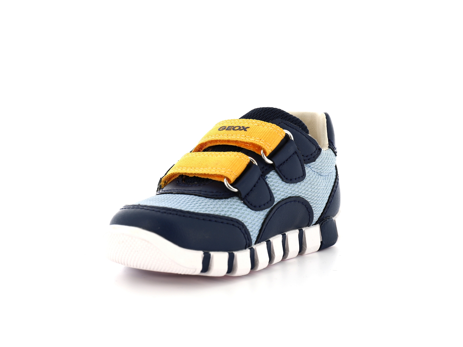 Geox-B IUPIDOO BOY B3555C Matières combinées Bleu-Jaune