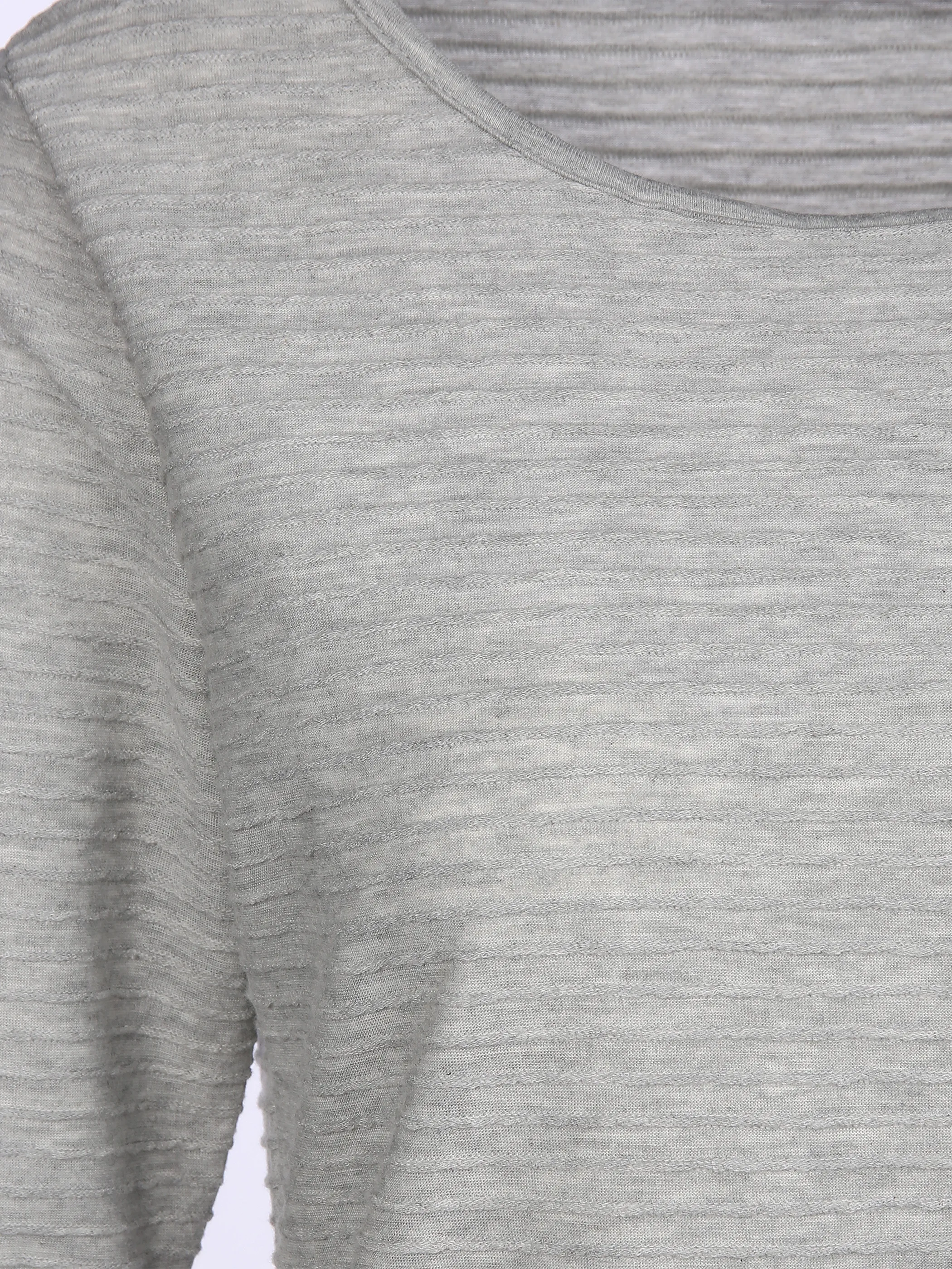 Damen Struktur Shirt mit 3/4 Arm