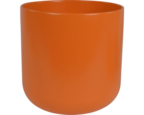 Alma bloempot, 13,5 x 13,5 x 12,6 cm, keramiek, oranje