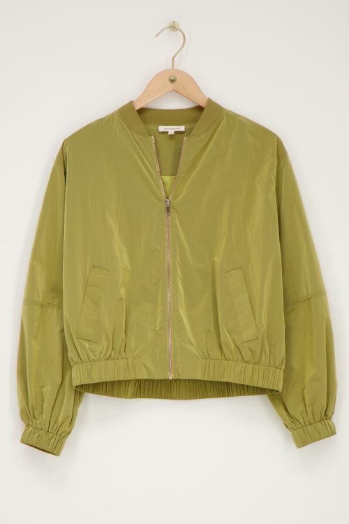 Groene bomber jacket