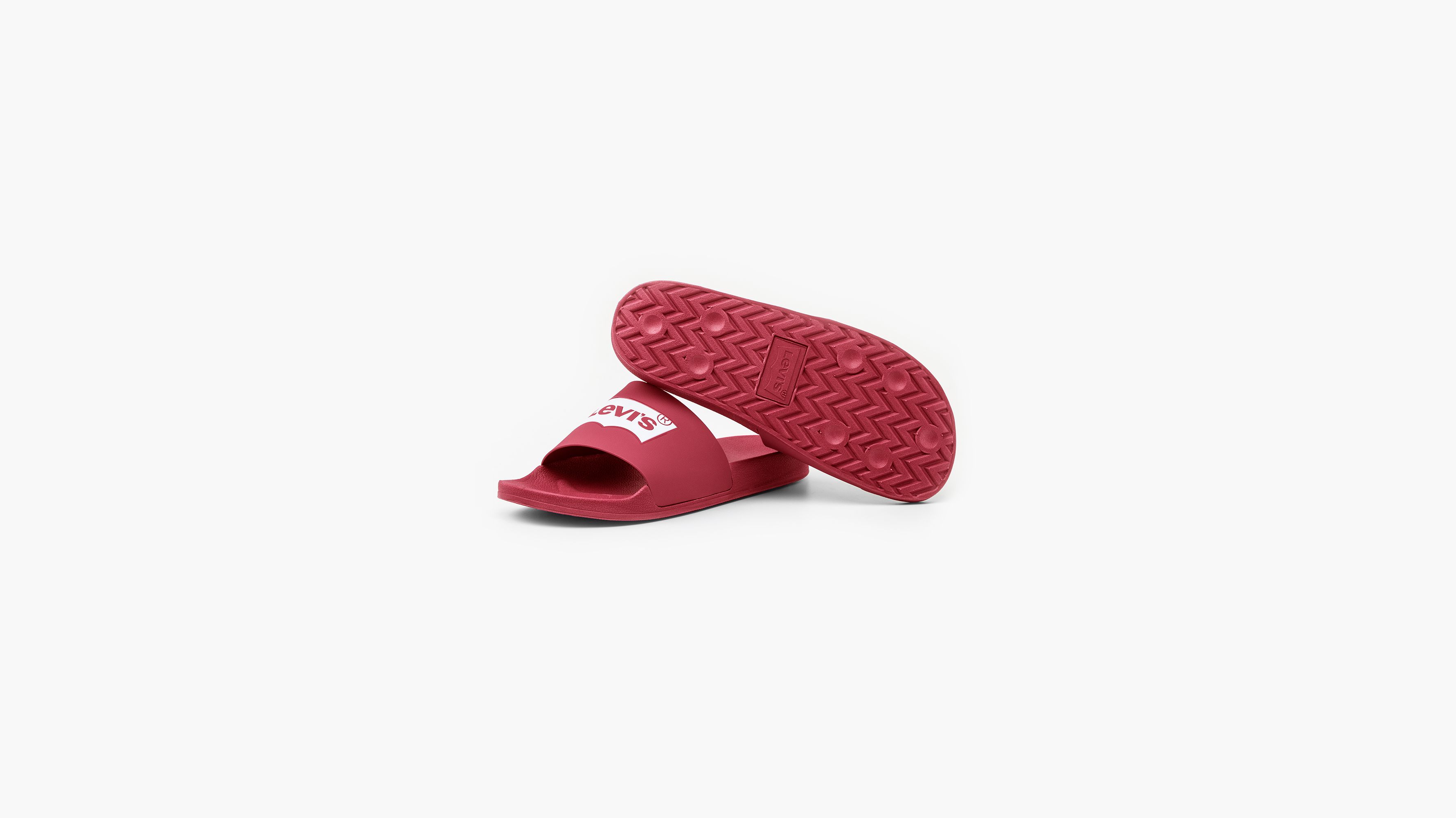 Claquettes June Batwing Homme Levi's® - Regular Red - Rouge