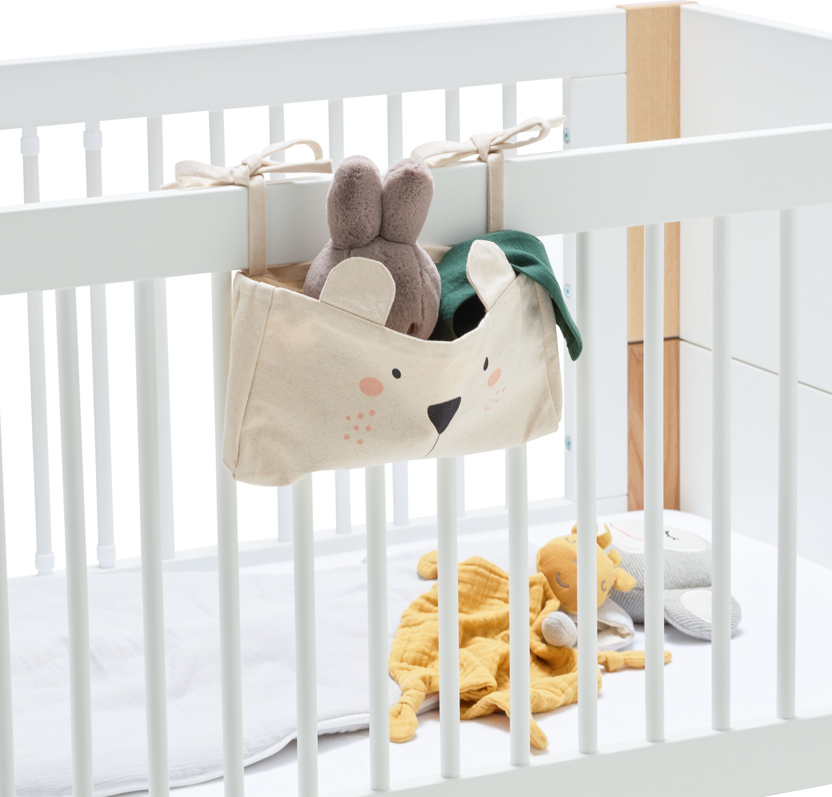 TULIA Babybett Aufbewahrungstasche - Natur / B: 29.0 cm x H: 15.0 cm