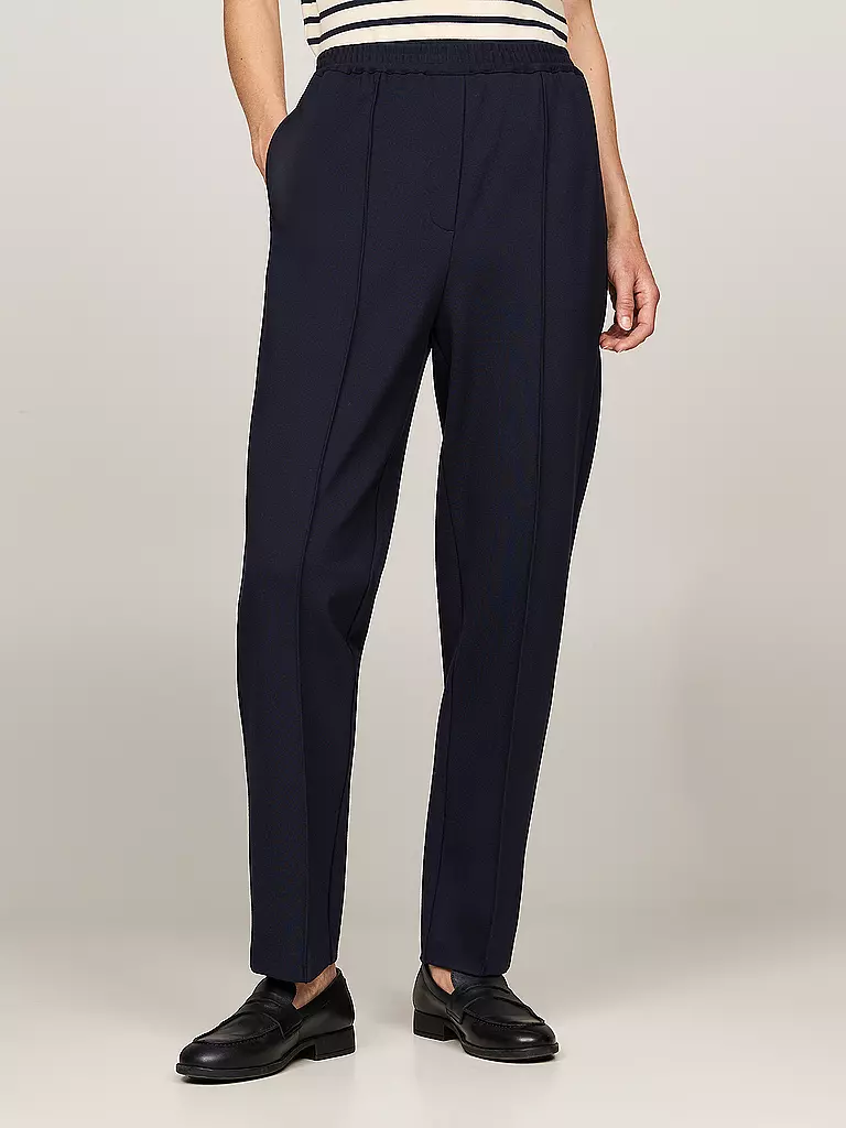 TOMMY HILFIGER Businesshose  dunkelblau