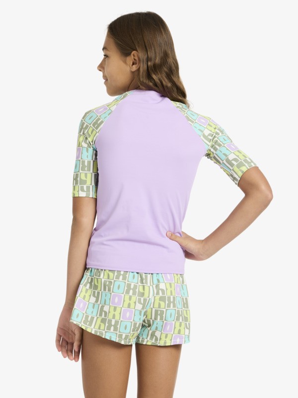 Roxy Active Lycra manches courtes Vert Filles 6-16 ans