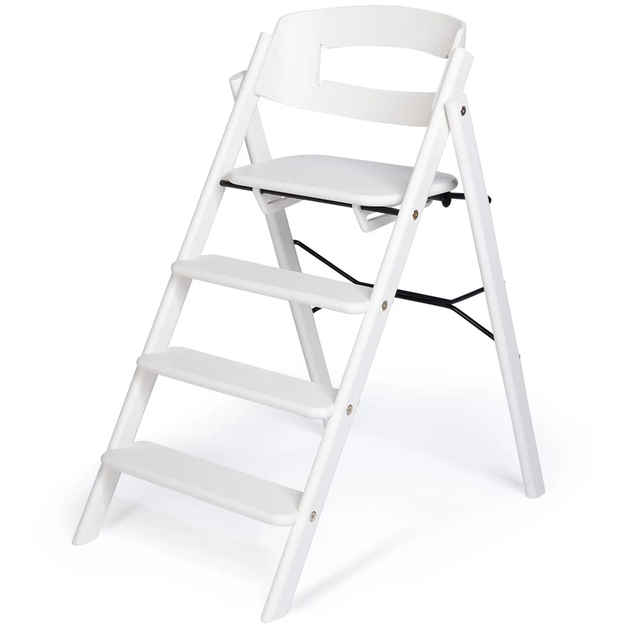 KAOS Hochstuhl Klapp faltbar Buche weiß