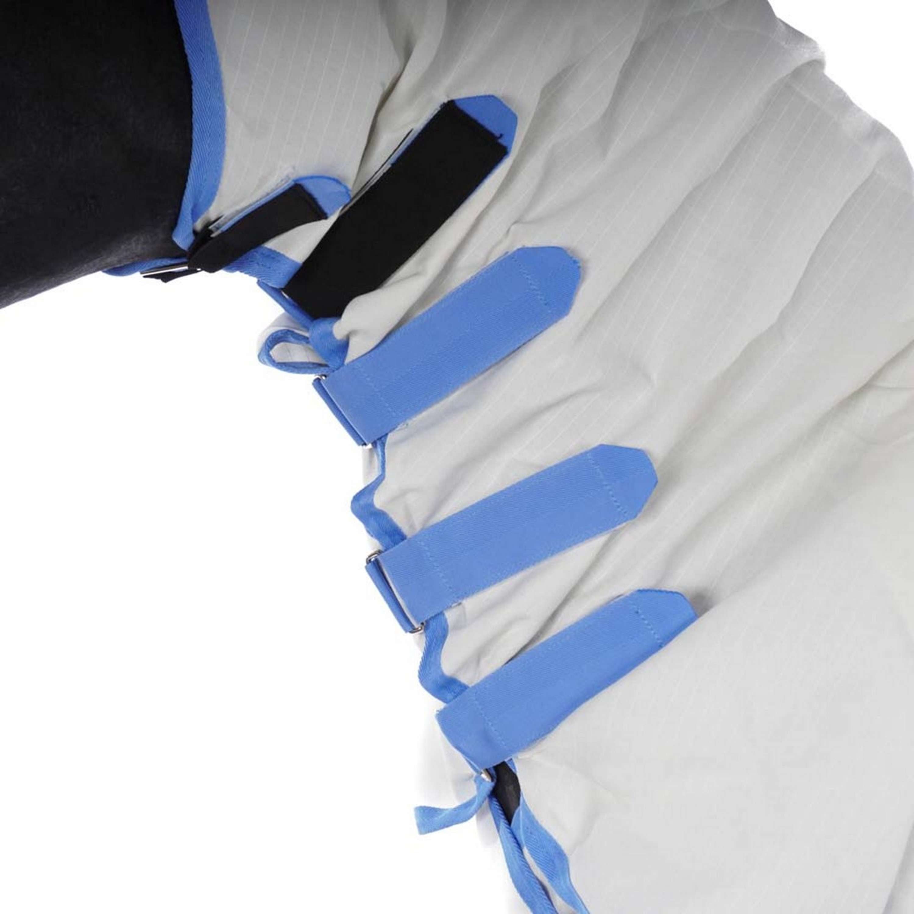 WeatherBeeta Eczeemdeken Sweet Itch Combo Neck Wit/Blauw