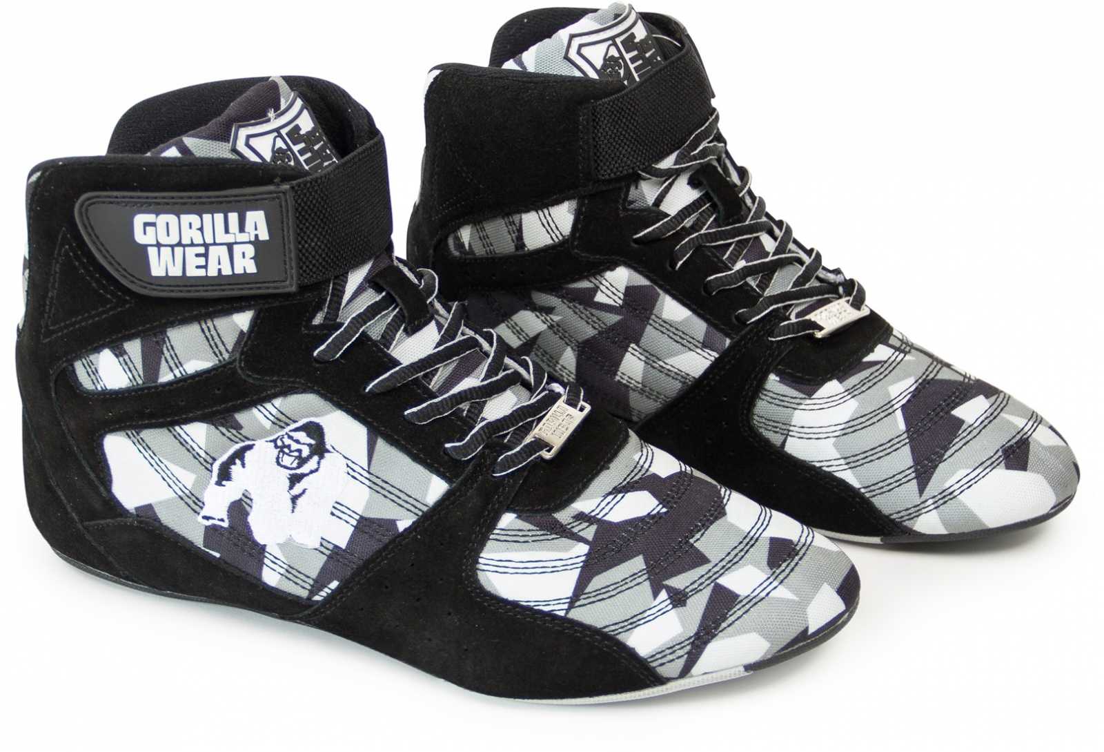 Tênis de cano alto Gorilla Wear Perry, camuflagem preta/cinza