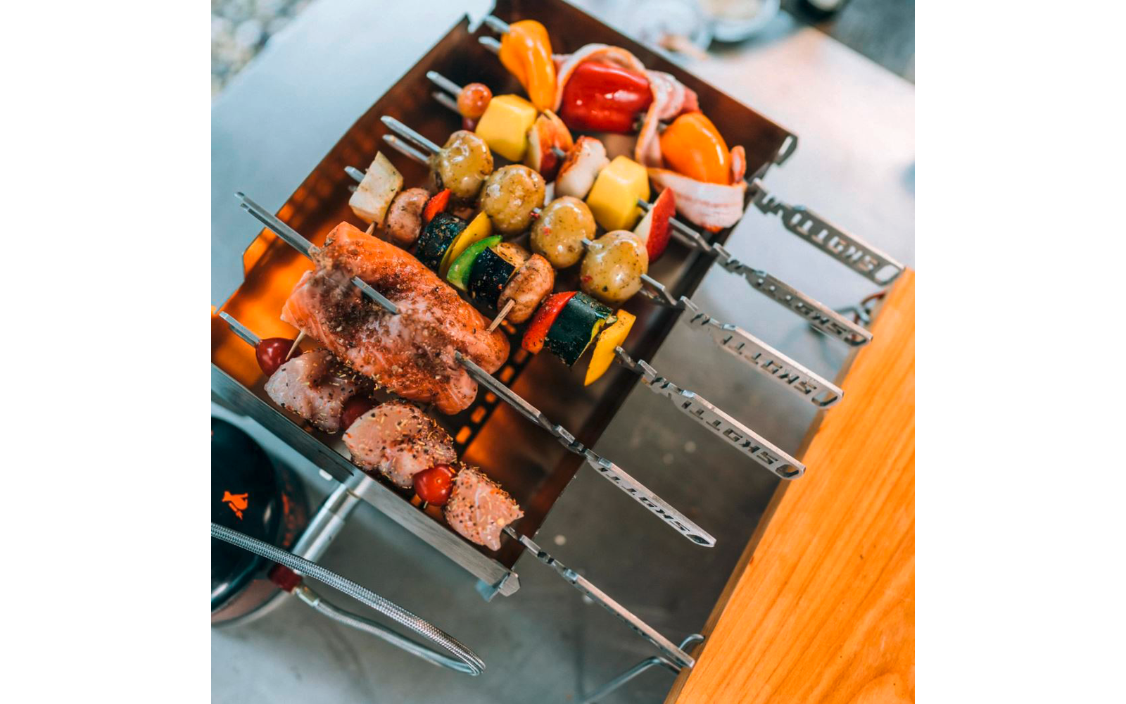 Skotti Grillspieße Pikes für Skotti Grill 6 Stück / 28 cm