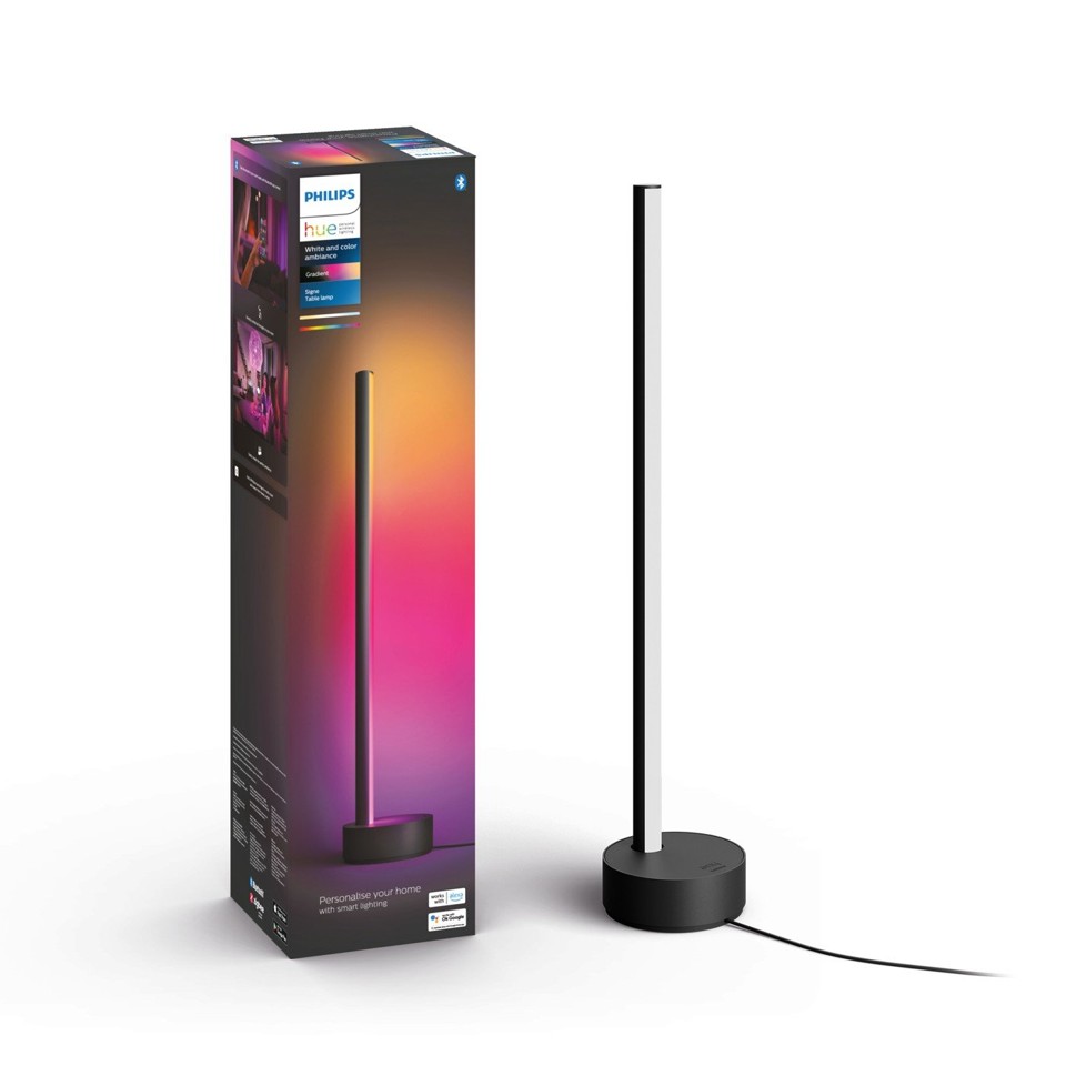 Philips Hue - 2x Gradient Signe Bordlampe Sort - Bundle