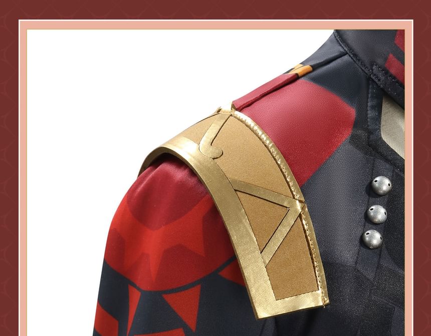 Feravin - Genshin Impact Mavuika Cosplay Kostuumset / Pruik
