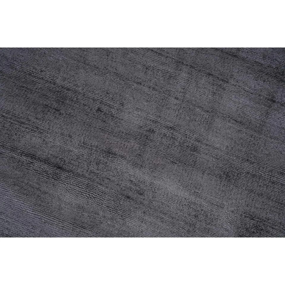 Dutch Lifestyle - Viscose - Vloerkleed - 115cm rond - Grijs