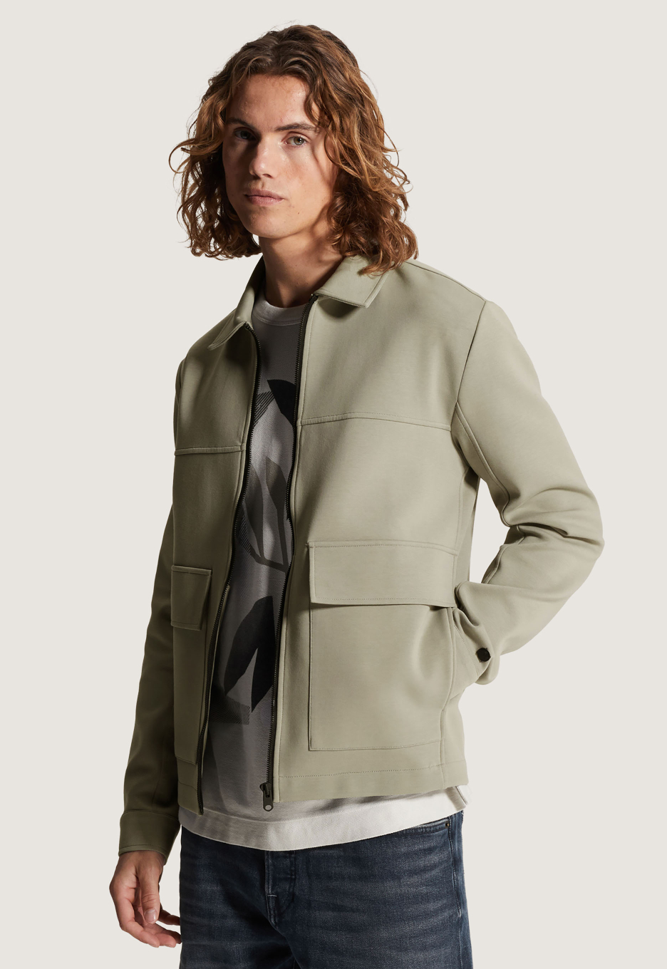 Cast Iron Regular Sweat Jacket