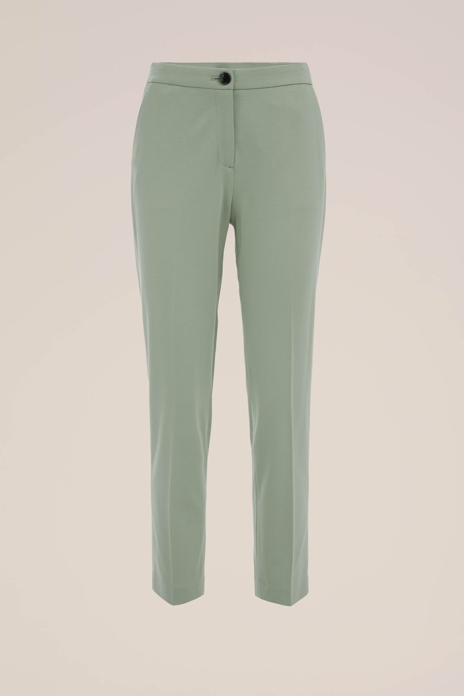 slim fit pantalon met stretch WE Fashion Lichtgroen