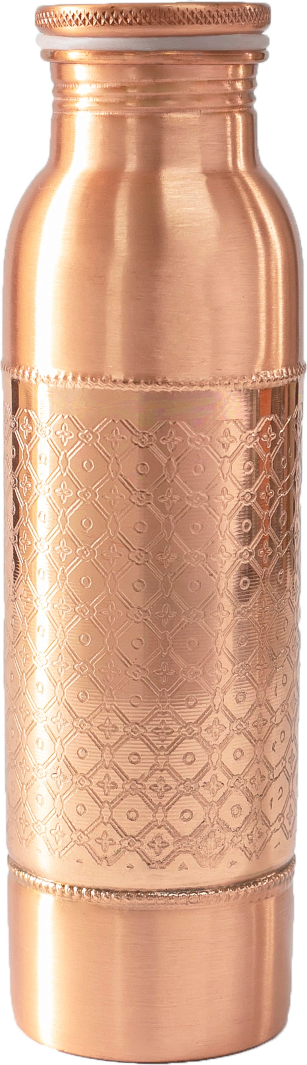 FORREST & LOVE  Gravierte Kupferflasche, Mosaik