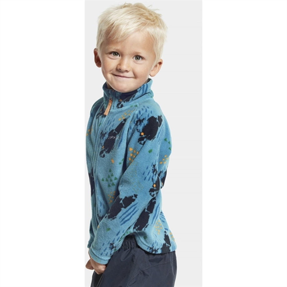 Monte Grundsund Blue Fleecejakke | Luksusbaby