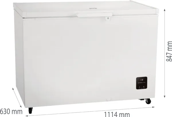 Gorenje FH30DAW kummefryser Fritstående 297 l D Hvid