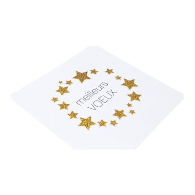 Maildor - 2 feuilles gommettes étoiles - rose et rose