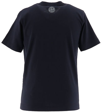 Stone Island T-Shirt - Navy Blue m. Print