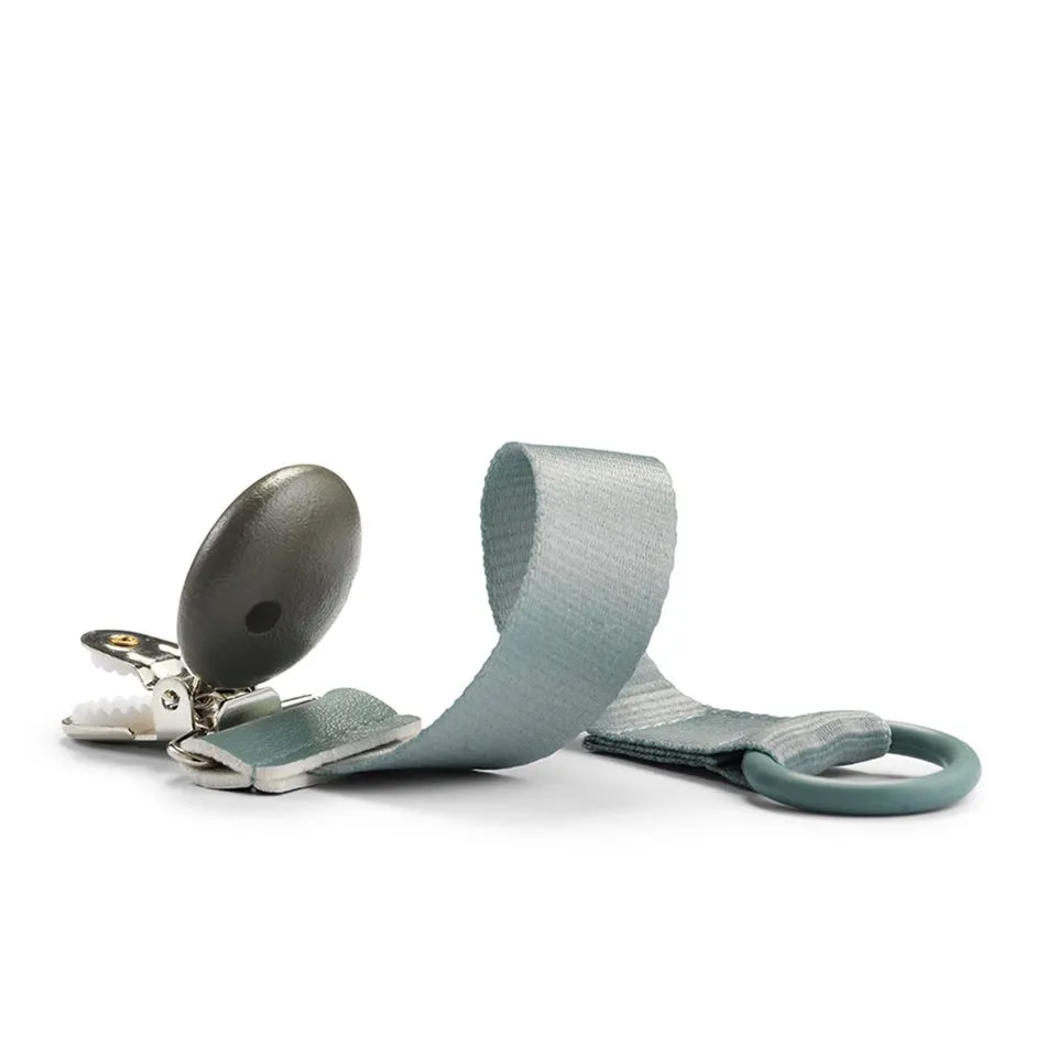 Elodie Suce en bambou 3m+ et Attache suce en bois - Vert Jade