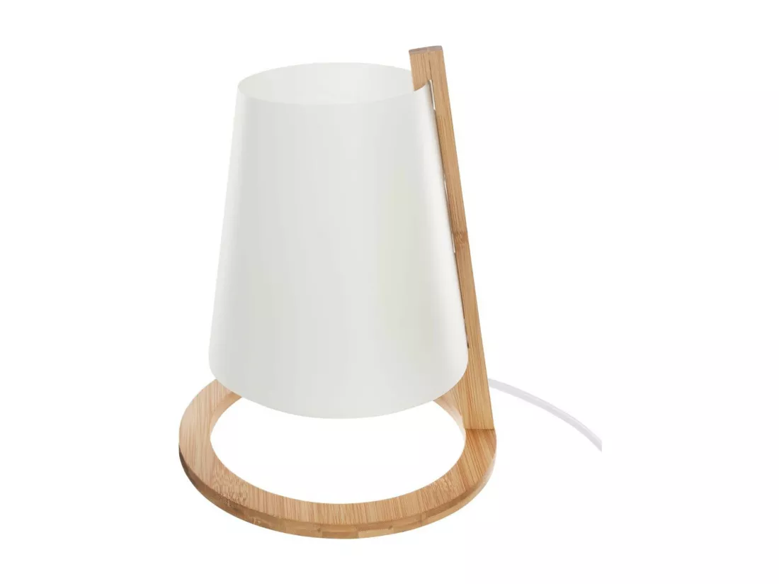 Lampe à poser en Bambou H 26 cm