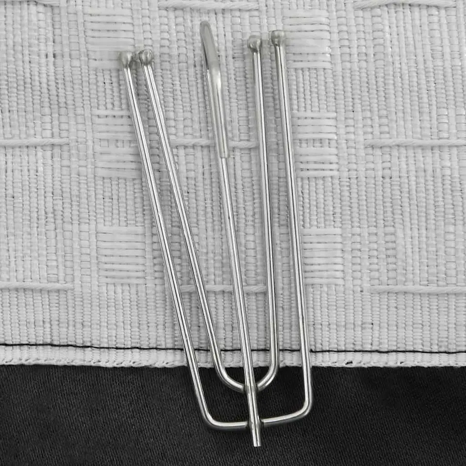 vidaXL - Gordijn - Antraciet - Stof - 140 x 245 cm - 2 stuks
