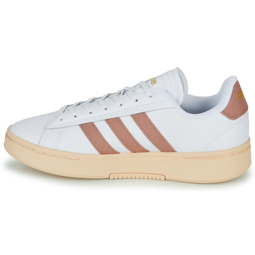 Adidas Sportswear - GRAND COURT ALPHA - Blanc / Rose