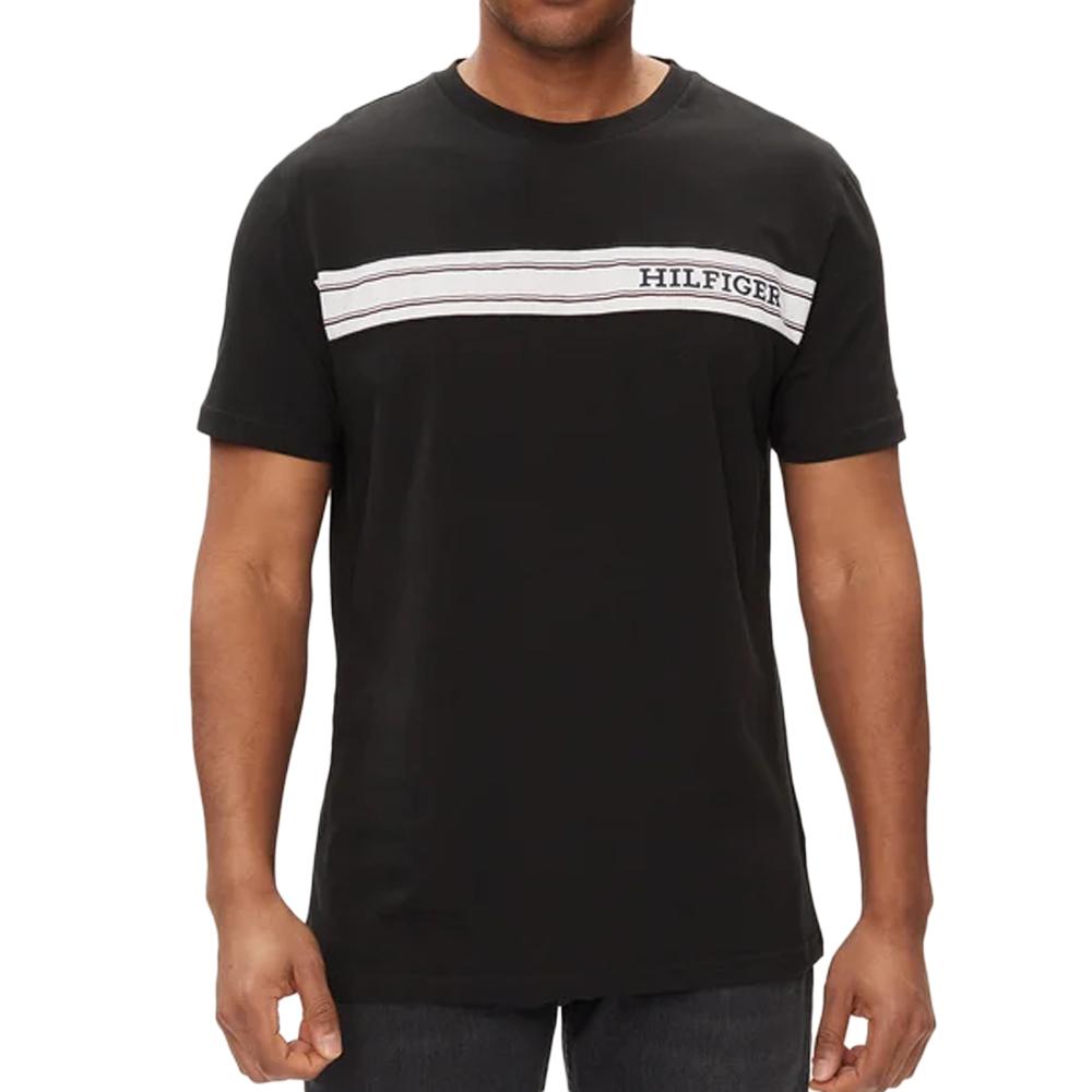 Tommy Hilfiger T-shirt Noir Homme Tommy Hilfiger UM0UM03196