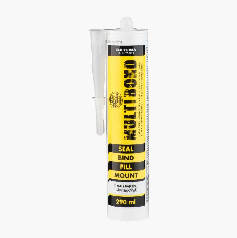 Multibond gjennomsiktig, 290 ml