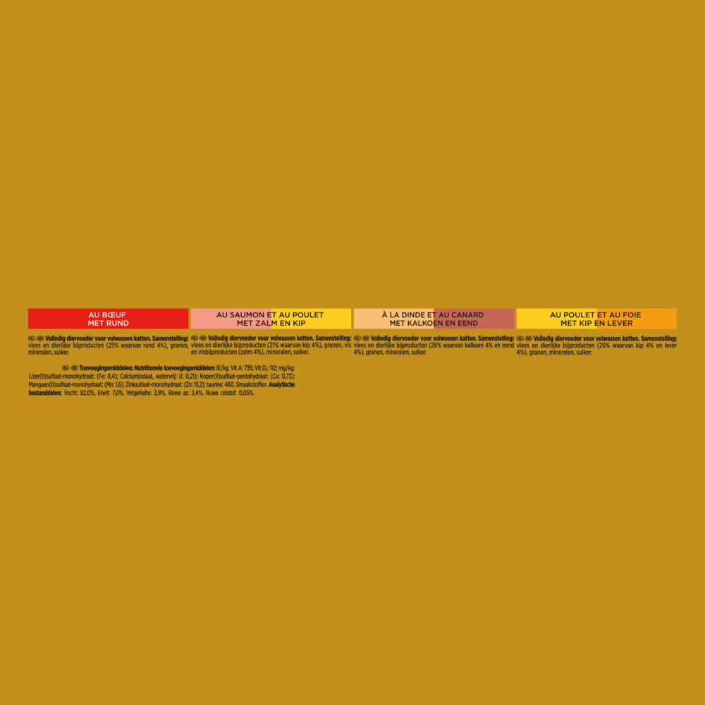 Gourmet Gold Multipack Fijne Hapjes Rood12 x 85 gr