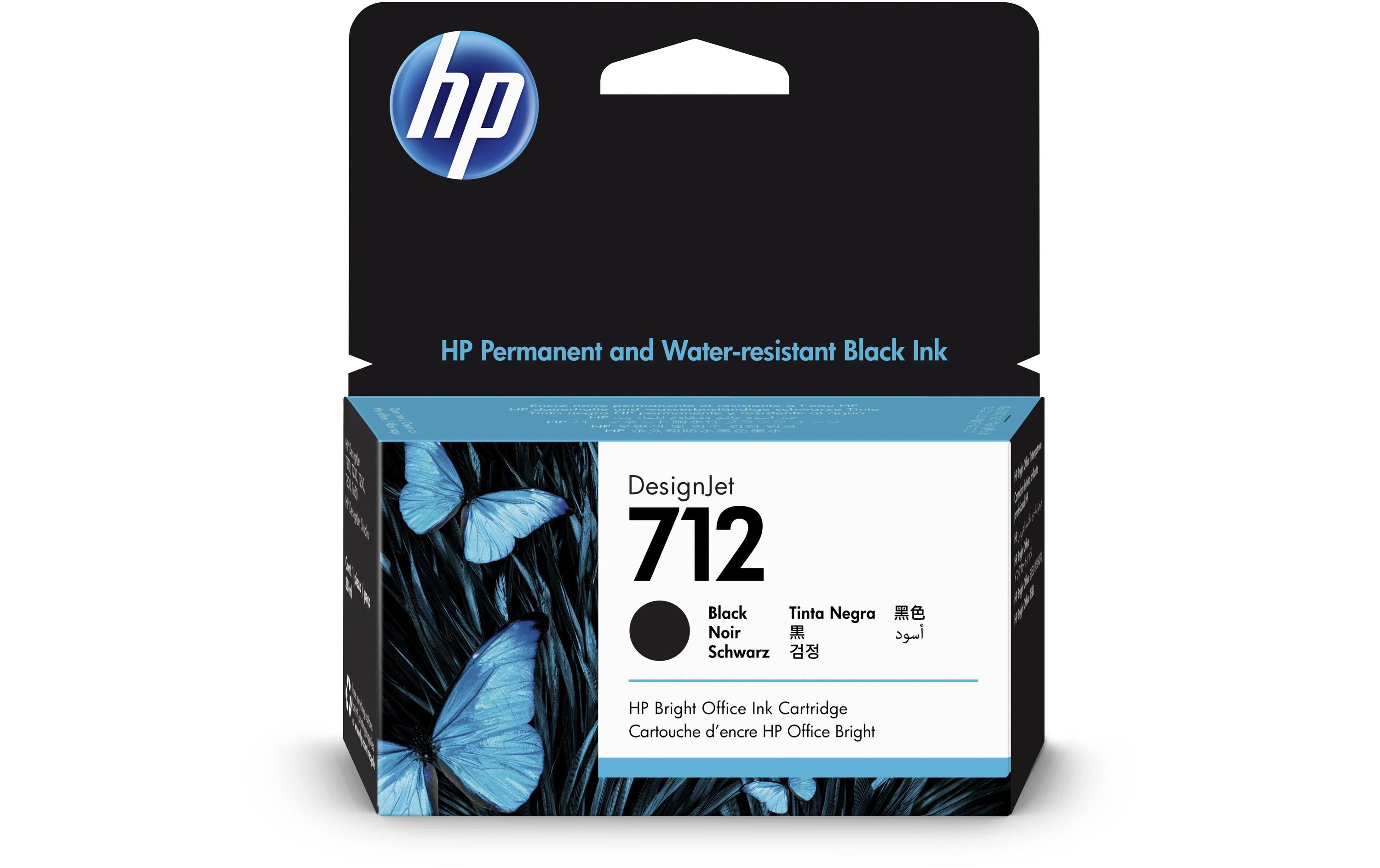 Tinte Nr. 712 (3ED70A) BlackDruckerpatrone