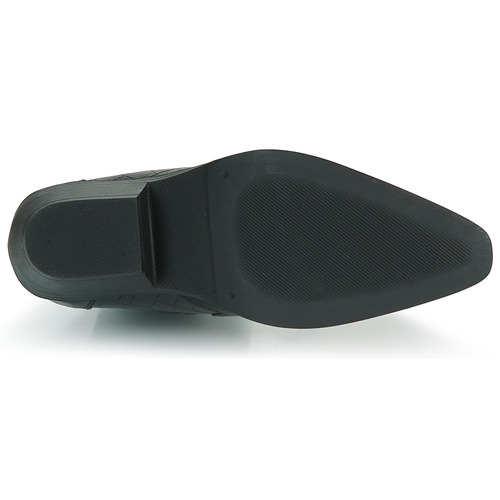 Only - ONLBRONCO-2 SHORT PU COWBOY BOOT - Noir