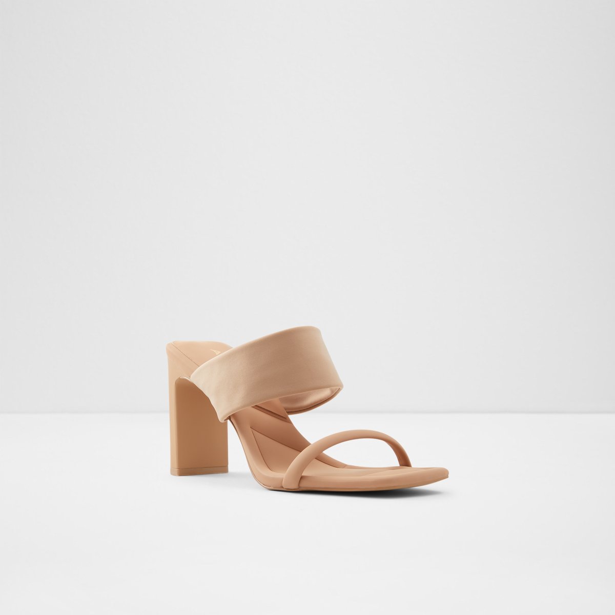Meatha Light Beige Women Mule Shoes