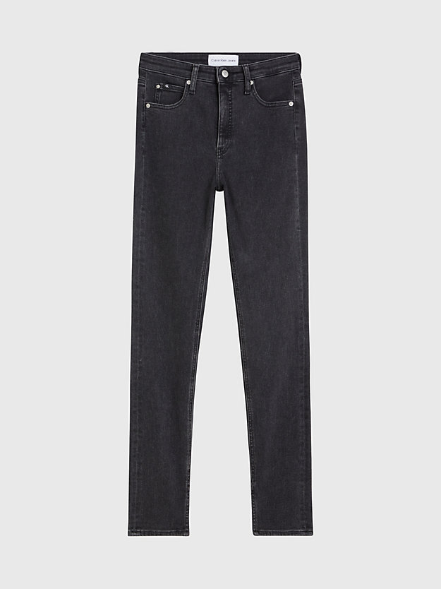 Calça jeans skinny de cintura alta