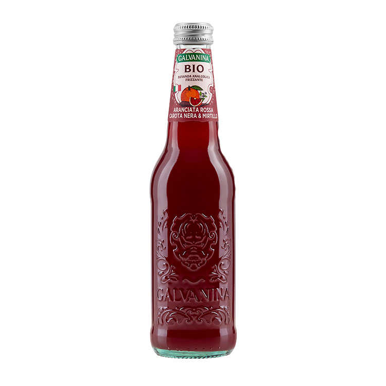 Galvanina Aranciata Rossa - Soda bio à l'orange sanguine avec pulpe
