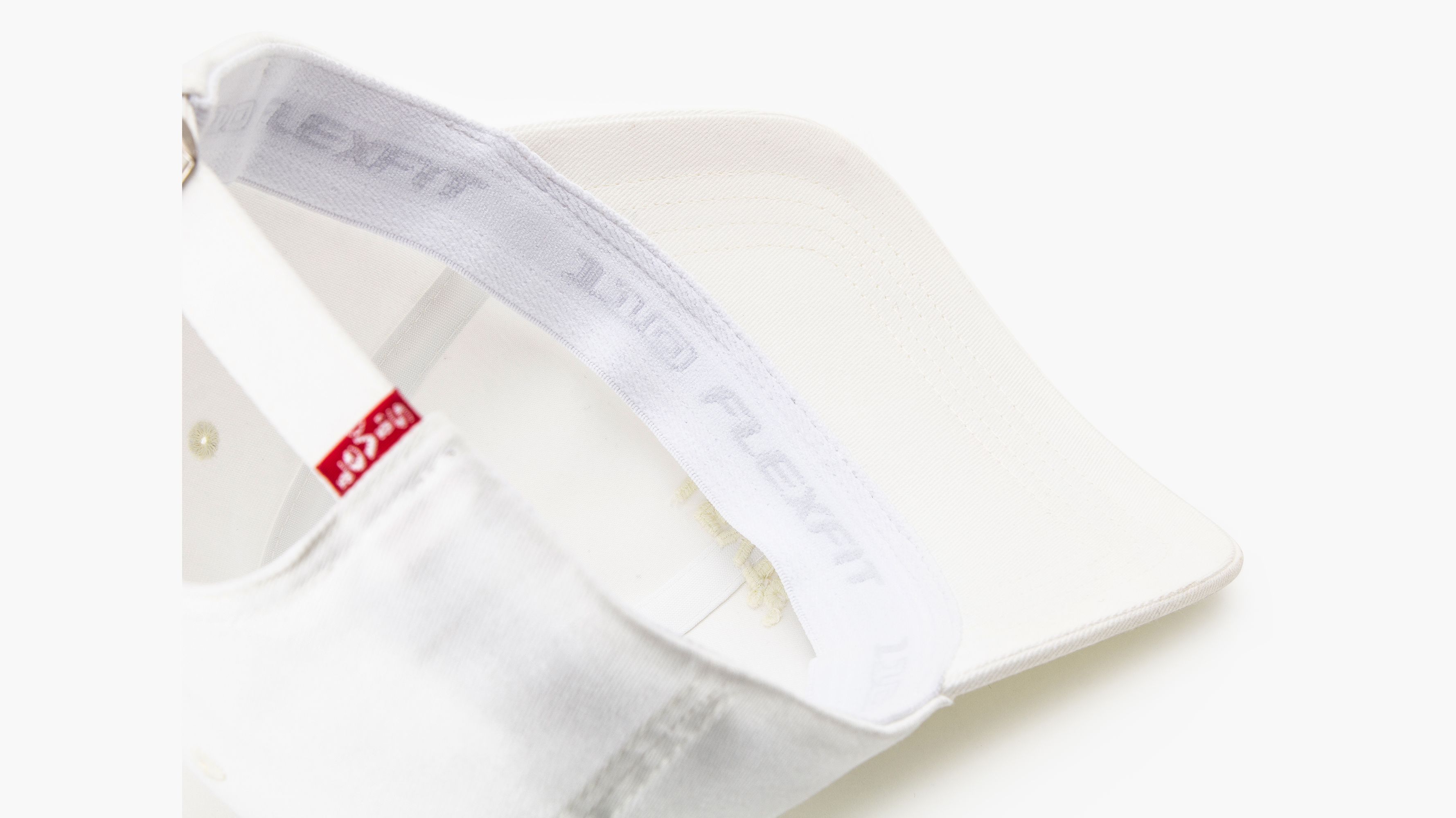 Casquette Flexfit® logo Headline - Regular White - Blanc