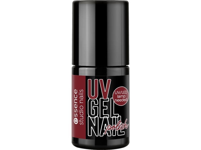 essence Nagellack Studio Nails UV Gel Nail 107 oh la la lov Langanhaltender UV-Gel-Nagellack in einem sehr dunklen Rot