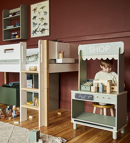 Flexa Laden und Café - Holz - Play - Natural Green