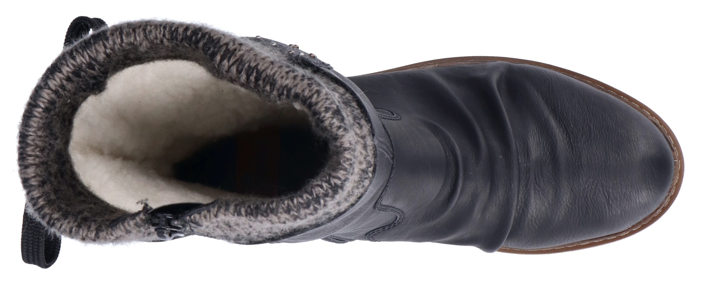 Rieker Winterstiefel  , Winterboots, Profilsohle, Warmfutter, mit Rieker-TEX