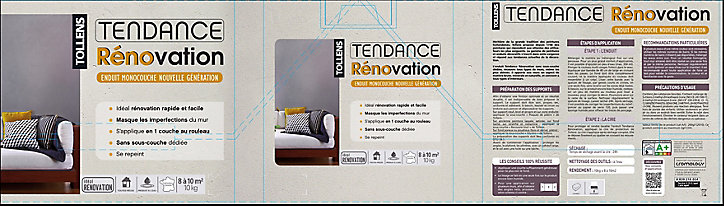 Enduit tendance de rénovation lin 10kg