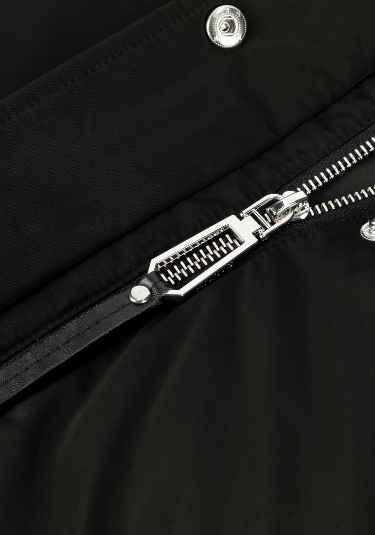 SILVIAN HEACH zwarte silvian heach gewatteerde jas long down jacket ibar