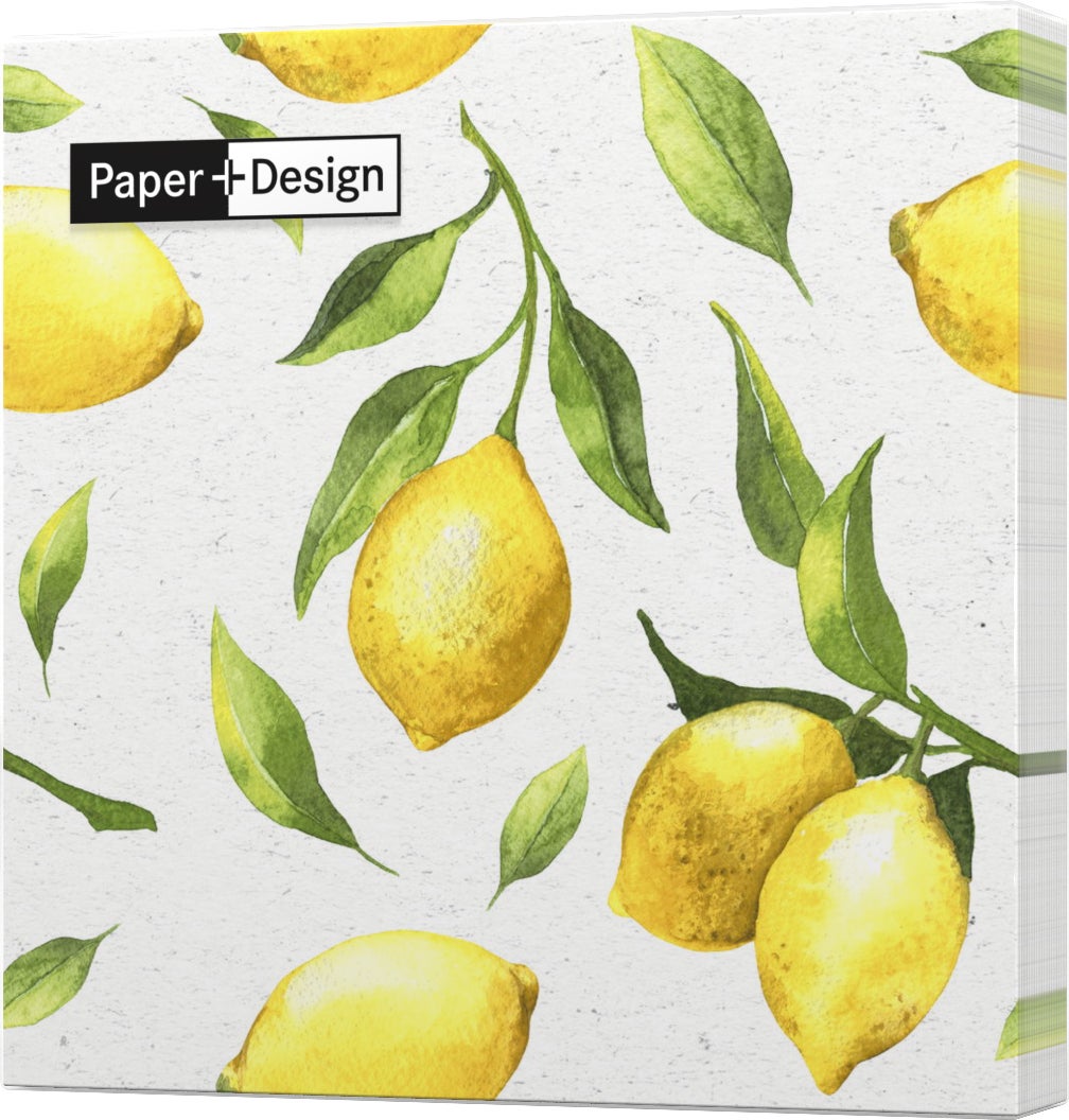 Paper + Design servet Citrus multi 24 x 24 cm 20 stuks