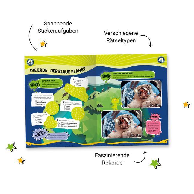 Guinness World Records Stickern und Rätseln: Weltall